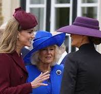 Camila, Kate Middleton, Melania Trump.