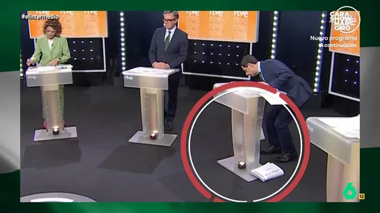 Juanma Moreno Bonilla en el debate de RTVE.