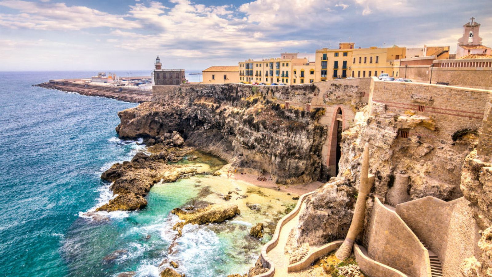 Imagen panorámica de Ceuta